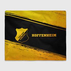 Плед Hoffenheim - gold gradient по-горизонтали