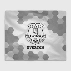 Плед флисовый Everton sport на светлом фоне, цвет: 3D-велсофт