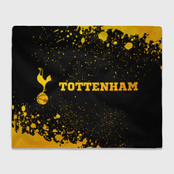 Плед Tottenham - gold gradient по-горизонтали