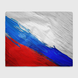 Плед Триколор красками