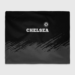 Плед Chelsea sport на темном фоне посередине