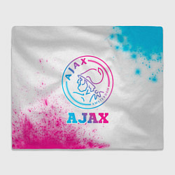 Плед Ajax neon gradient style