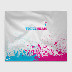 Плед Tottenham neon gradient style посередине