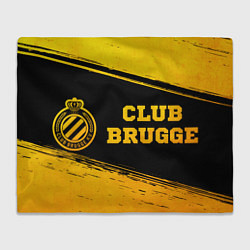 Плед Club Brugge - gold gradient по-горизонтали