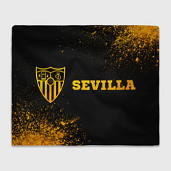 Плед Sevilla - gold gradient по-горизонтали