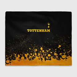 Плед Tottenham - gold gradient посередине