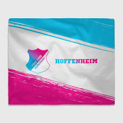 Плед Hoffenheim neon gradient style по-горизонтали