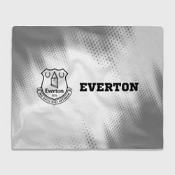 Плед Everton sport на светлом фоне по-горизонтали
