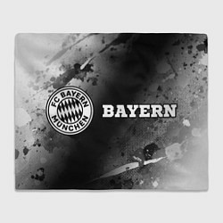 Плед Bayern sport на темном фоне по-горизонтали