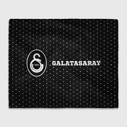 Плед Galatasaray sport на темном фоне по-горизонтали