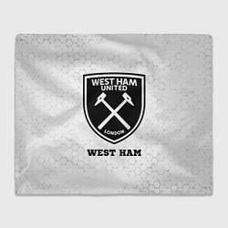 Плед West Ham sport на светлом фоне