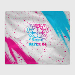 Плед Bayer 04 neon gradient style