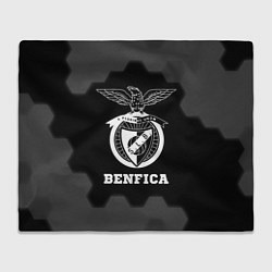 Плед Benfica sport на темном фоне