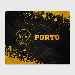 Плед Porto - gold gradient по-горизонтали