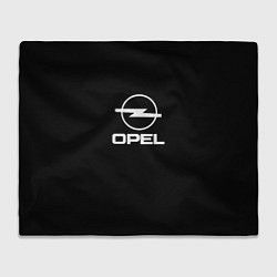 Плед Opel logo white