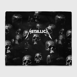 Плед Metallica - logo rock group