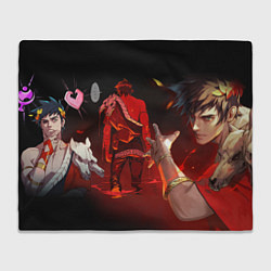 Плед флисовый Zagreus prince of the Underworld Hades, цвет: 3D-велсофт