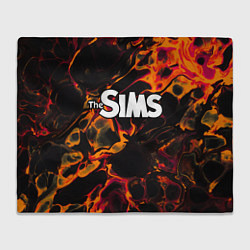 Плед The Sims red lava