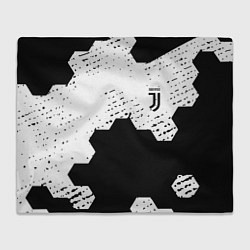 Плед Juventus hexagon black sport