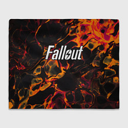 Плед Fallout red lava
