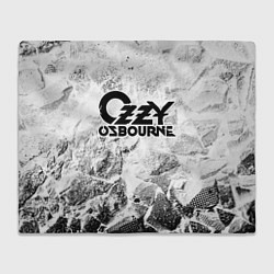 Плед Ozzy Osbourne white graphite