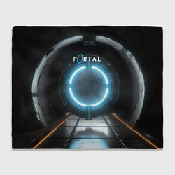 Плед Portal logo game