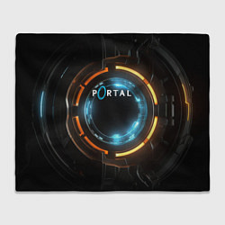 Плед Portal логотип игры