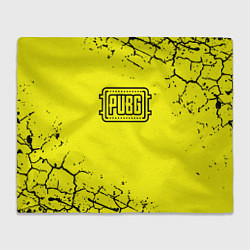 Плед флисовый PUBG текстура геймер, цвет: 3D-велсофт