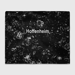 Плед флисовый Hoffenheim black ice, цвет: 3D-велсофт