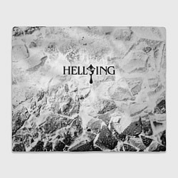 Плед Hellsing white graphite