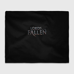 Плед флисовый Lord of the fallen logo, цвет: 3D-велсофт