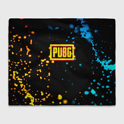 Плед PUBG огненное лого