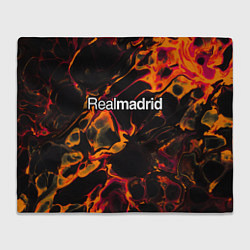 Плед Real Madrid red lava