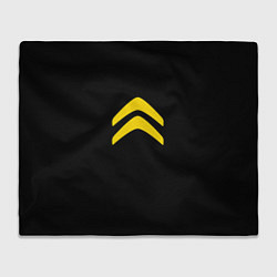 Плед Citroen logo yellow