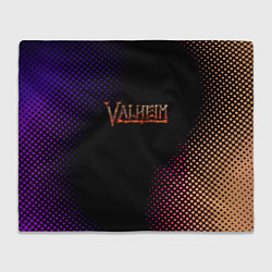 Плед Valheim logo pattern