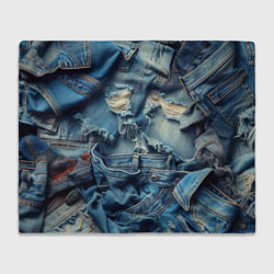 Плед Denim rags - fashion trend