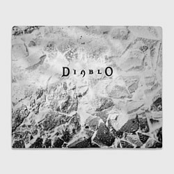Плед флисовый Diablo white graphite, цвет: 3D-велсофт
