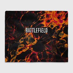 Плед флисовый Battlefield red lava, цвет: 3D-велсофт