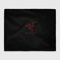 Плед Razer red logo