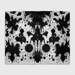 Плед Psychedelic Rorschach test - ai art