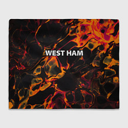 Плед West Ham red lava