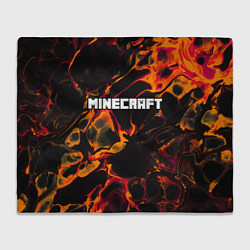 Плед Minecraft red lava