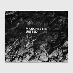 Плед Manchester United black graphite