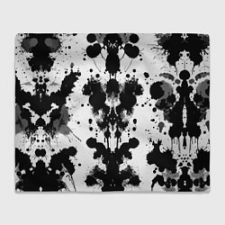 Плед The psychedelic Rorschach test - ai art