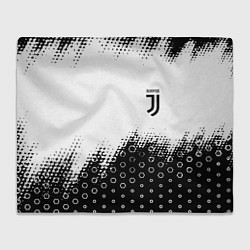 Плед флисовый Juventus sport steel, цвет: 3D-велсофт