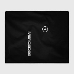 Плед Mercedes benz logo white auto