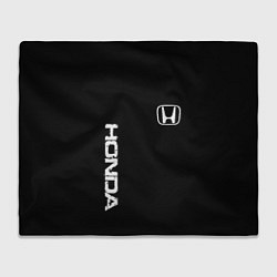 Плед Honda white logo auto