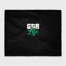 Плед GTA life logo