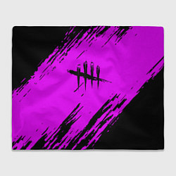 Плед Dead by daylight краски абстракция