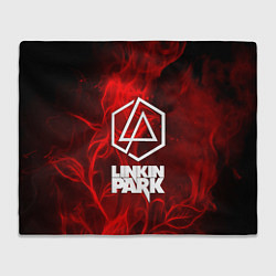 Плед Linkin park fire flower